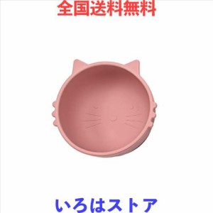 let’s make 離乳食 食器 ひっくり返らない ベビー食器 吸盤 ボウル シリコンボウル 猫の形 赤ちゃん 滑り止め こぼれ防止 ひっくり返し