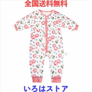 [MOEMOE BABY] スリーパー赤ちゃん 冬 2.5Tog ベビー寝袋脚付き 綿 通気性 ベビースリープサック ベビースリーピングバッグ 長袖 柔らか