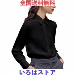 [SPRING SEAON] シャツ ブラウス レディース とろみワイシャツ オフィス ノーアイロン ゆったり 長袖 カジュアル ファッション 通勤 日常