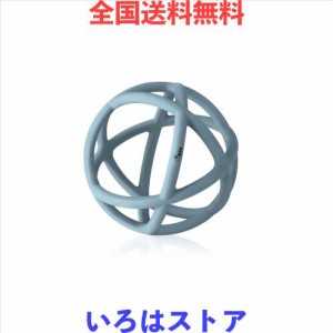 1個セ シリコンボール 歯固め 柔らかくて掴みやすい 赤ちゃん おもちゃ シリコン はじめてボール 出産祝い・ギフト (1個セ ブルー)