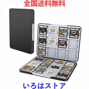 PGRTYOF 3DS ケース DS ソフトケース 3DS カードケース 24枚収納 NS 3DS 3DSXL 2DS 2DSXL DS DSi対応 カード整理ケース 収納 ポーチ、ゲ