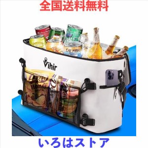 Vihir クーラーボックス 23L 小型アイスボックス 保冷バッグ 持ち運び簡単 防水 折り畳み式 アウトドア キャンプ 釣り BBQ ピクニック