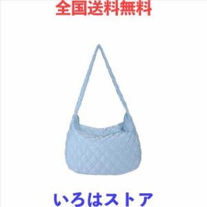 [NANYONGYU] 大容量片肩ですバッグ、女性用ファッションキルティングトートバッグ、バッグキルティングダウンコットン、旅行、通勤、ホリ