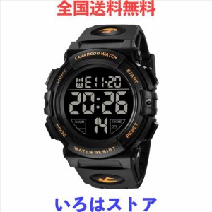 腕時計 メンズ デジタル 50メートル防水 日付 曜日 アラーム LED表示 多機能付き 防水腕時計 スポーツウォッチ おしゃれ アウトドア デジ