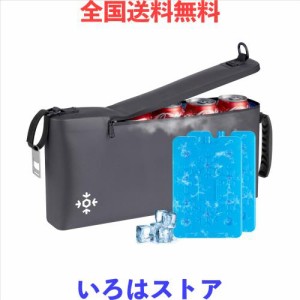 ICECO ミニ保冷バッグ クーラーボックス 4L 【極厚断熱材・保冷剤2個付き】 ソフトクーラー 小型 軽量 保冷 クーラーボックス アウトドア