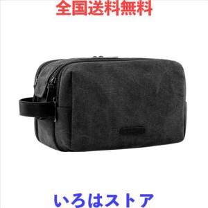 BAGSMART トイレタリーバッグ バスルームポーチ 携帯用 洗面用具入れポーチ トラベルポーチ 化粧ポーチ 旅行収納 防水 お風呂 軽量 小型 