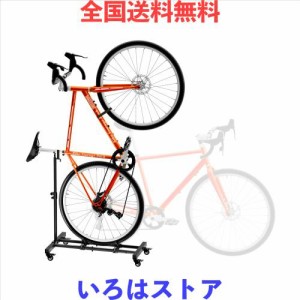 Sttoraboks 縦置き自転車 スタンド 直立サイクルスタンド 高さ調整が可能 自転車ディスプレイスタンド 室内保管用 自転車バイクスタンド 