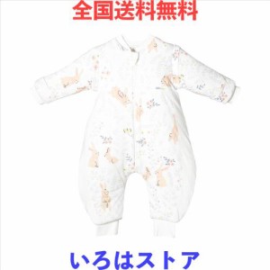 [MOMSMENU] スリーパー 赤ちゃん 冬 厚め 2.5Tog ふわふわであったかい 綿 柔らかく 袖あり 袖外せる 2way仕様 可愛い 3歳から5歳