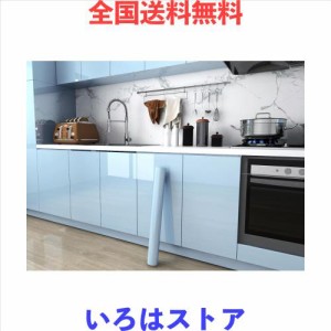 FOLU 壁紙シール つるつる（60CM×10M一巻）リメイクシート キッチン 壁紙 補修 模様替え 多用途 キッチン リメイクシート 防水 浴室 壁