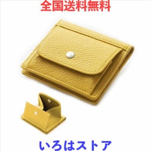 [Bearneko] ミニ財布 二つ折り財布 薄型 本革 メンズ 財布 レディース 2つ折り 小さい 財布 コンパクト ミニウォレット 超軽量 可愛い 小