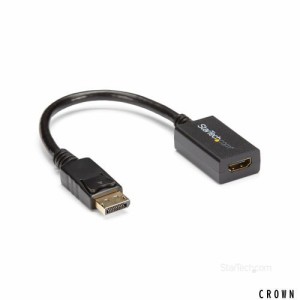 StarTech.com DisplayPort - HDMI 変換アダプタ/DP 1.2 - HDMI ビデオ変換/1080p/ディスプレイポート - HDMI 映像コンバータ/DP - HDMI 