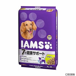 アイムス (IAMS) ドッグフード 7歳以上用 健康サポート 小粒 チキン シニア犬用 12kg