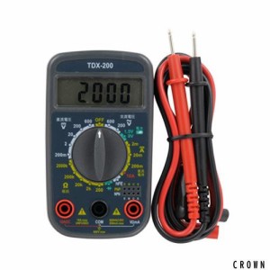 OHM(オーム電機) デジタルマルチテスター 普及型 TDX-200 (04-1855)