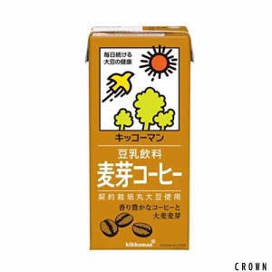 キッコーマン 豆乳飲料 麦芽コーヒー 1000ml×6本