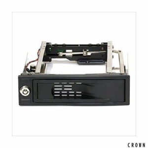 Groovy ハードディスク簡単着脱マウンタ [ SATA接続3.5インチHDD / 5.25インチベイ専用 ] HDD-DOOR3.5BK