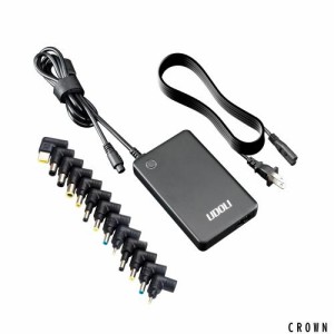 UDOLI [PSE認証済品]ノートパソコン電源アダプター90W パソコン電源コネクタ変換アダプター AC充電器 コネクタ13種類 Asus Sony 10.5v Ac