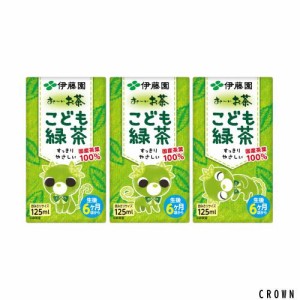 伊藤園 おーいお茶 こども緑茶 紙パック (125ml×3本)×12個