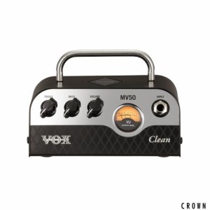 VOX Nutube搭載 ギター用 超小型 ヘッドアンプ MV50 Clean 驚きの軽量設計 50Wの大出力 アナログ回路 自宅練習 スタジオ ステージに最適 