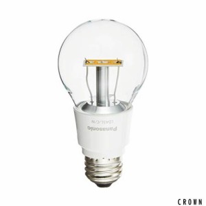 パナソニック LED電球 E26口金 電球40形相当 電球色相当(5.4W) 一般電球・クリアタイプ LDA5LCW