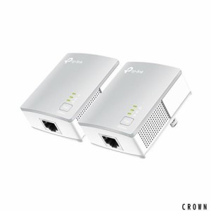 TP-Link PLCアダプター TL-PA4010 KIT 有線LAN コンセント LAN 2台 キット 総務省指定 白