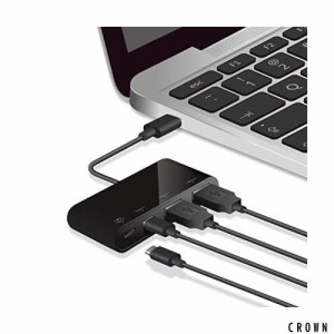 エレコム USBハブ USB Type c USB3.1Gen2 (Aメス2ポート/ Type-Cメス2ポート) バスパワー【PD対応】MacBook / iPad / Surface GO Pro 7 /