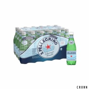 サンペレグリノ (S.PELLEGRINO) 炭酸水 PET 500ml [直輸入品] × 24本