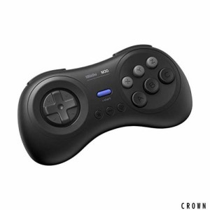 8Bitdo M30Bluetoothゲーミングコントローラー6ボタンメガドライブ風ゲームパッド / Raspberry Pi/スイッチ/macOS