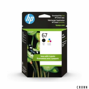 HP 67インクカートリッジ ブラック＆3色 2個 3YP29AN