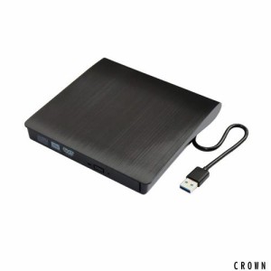 Actpe USB 3.0/Type-C スリム外付けDVD RW CDライター ドライブバーナーリーダープレーヤー 光学ドライブ ノートパソコン用