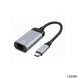 NFHK USB-C Type-C USB3.1~1000Mbps ギガビットイーサネットネットワークLANケーブルアダプター ノートパソコン用