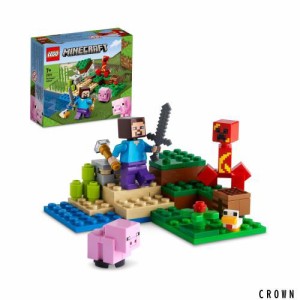 レゴ(LEGO) マインクラフト クリーパーとの対決 21177 おもちゃ ブロック プレゼント テレビゲーム 男の子 女の子 7歳以上