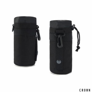 Camonti ボトルホルダー 登山 水筒カバー 550ml ペットボトルホルダー ウォーターボトル ホルダー ペットボトルカバー Molleモール対応 