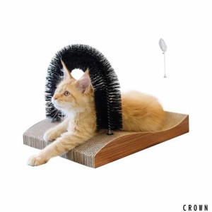 FUKUMARU 猫 ブラシ 爪とぎ 段ボール 猫ブラシ ver2.0 猫用マッサージ 猫の室内用遊び道具 42*25cm