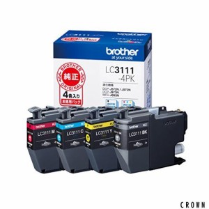 【ブラザー純正】インクカートリッジ4色パック(エコパッケージ) LC3111-4PK-E 対応型番:DCP-J987N、DCP-J982N、DCP-J582N、MFC-J738DN 他