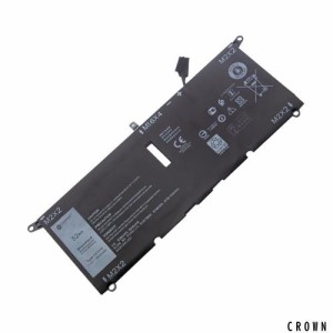 【増量】Dellデル XPS 13 (9380) 9370 Latitude 13 3301 交換用バッテリー H754V 0H754V DXGH8【7.6V・6500mAh 】 ブラック 対応用 Globa