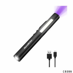 DuraBrite 懐中電灯 ハンディライト LEDライト ペンライト COBフラッドライト 365nm UVライト 紫外線ライト 多機能 USB充電式 小型 軽量 