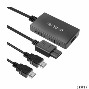N64 to HDMI 変換コンバーター L’QECTED N64 / ゲームキューブ/SNES to HDMI 変換アダプター 720P/1080P出力対応 (USB/HDMIケーブル付き