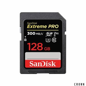 【 サンディスク 正規品 】 SanDisk SDカード 128GB SDXC Class10 UHS-II V90 読取最大300MB/sExtreme PRO SDSDXDK-128G-GHJIN 新パッケ