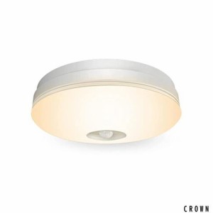 C-J-W LEDセンサー ライト 小型 人感センサー付 LEDシーリングライト 4畳 照明器具 廊下灯 玄関灯 10W消費電力 60W相当 1100lm 天井照明 