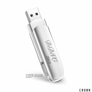 DIDIVO USBメモリ 256GB USB 2.0 フラッシュドライブ 高速転送 大容量 USBメモリー メモリースティック小型 金属製 携帯便利 ノートパソ