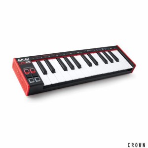 Akai Professional(アカイプロ) USB MIDIキーボードコントローラー 25鍵のキーベッドとアルペジエーター搭載 音楽制作ソフトウェア付属 M