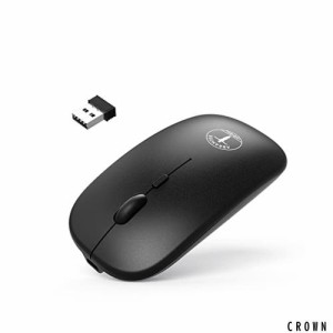 マウス 無線 ワイヤレスマウス 小型 静音 高精度 省エネルギー MacBook/Windows/Surface/iPad Proパソコンなどに対応 (薄型)