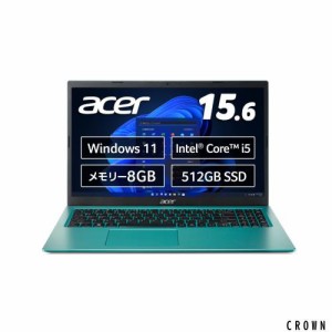 Acer公式 ノートパソコン Aspire3 A315-58-F58Y/B Windows 11 Home Intel Core i5 8GB 512GB SSD 15.6インチ フルHD LEDバックライト エ