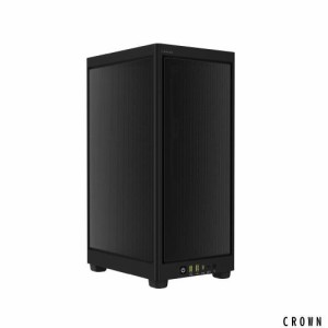 CORSAIR 2000D AIRFLOW Mini-ITX PC ケース [ブラック]- Mini-ITX フォームファクタ - スチールメッシュパネル 小型PCケース CC-9011244-