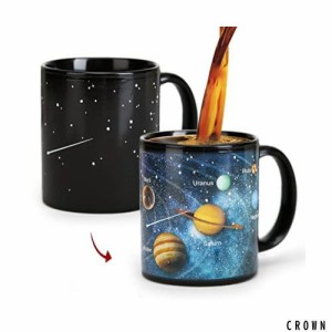変色コーヒーカップ（11オンス）、彼氏への誕生日プレゼント、星、惑星、空、天文学に夢中になっている男性宇宙マニア全員へのプレゼント