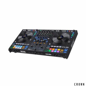 Rane Four Stems DJコントローラー、4チャンネル DJミキサー、FX内蔵DJ機材、Serato DJ ProとPitch ’n Time付属、ディスプレイ付き8.5イ