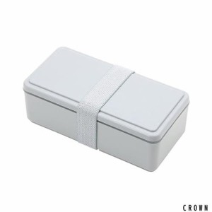 GEL-COOL ジェルクール square 保冷剤一体型 四角 ランチボックス L お弁当箱 オイスターグレー 17.8×8.7×6cm 500ml 1段 弁当箱 女性 