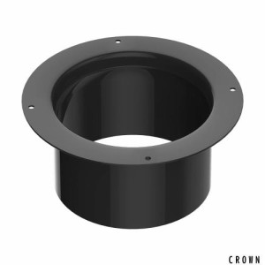 Okryain ダクトフランジ 給気フランジ ダクトコネクター 75mm 100mm 150mm パイプ用フランジ コネクター 換気パイプ用 継手 換気口 ダク