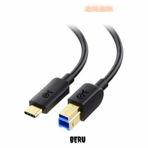 Cable Matters USB C B変換ケーブル 1m USB C USB B ケーブル USB 3.1 Gen 1 Type C USB 3.0 Type B 変換ケーブル ブラック