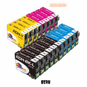 エプソン用 RDH 互換インク カートリッジ RDH-4CL RDH 4色セット×4パック + RDH-BK-L ×2（計18個入り）Epson リコーダー 互換インク IC